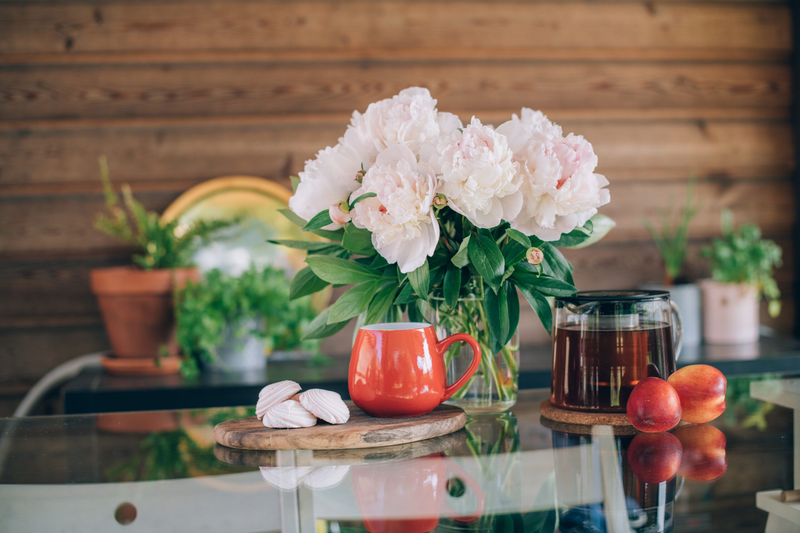 The kitchen of a beautiful home.