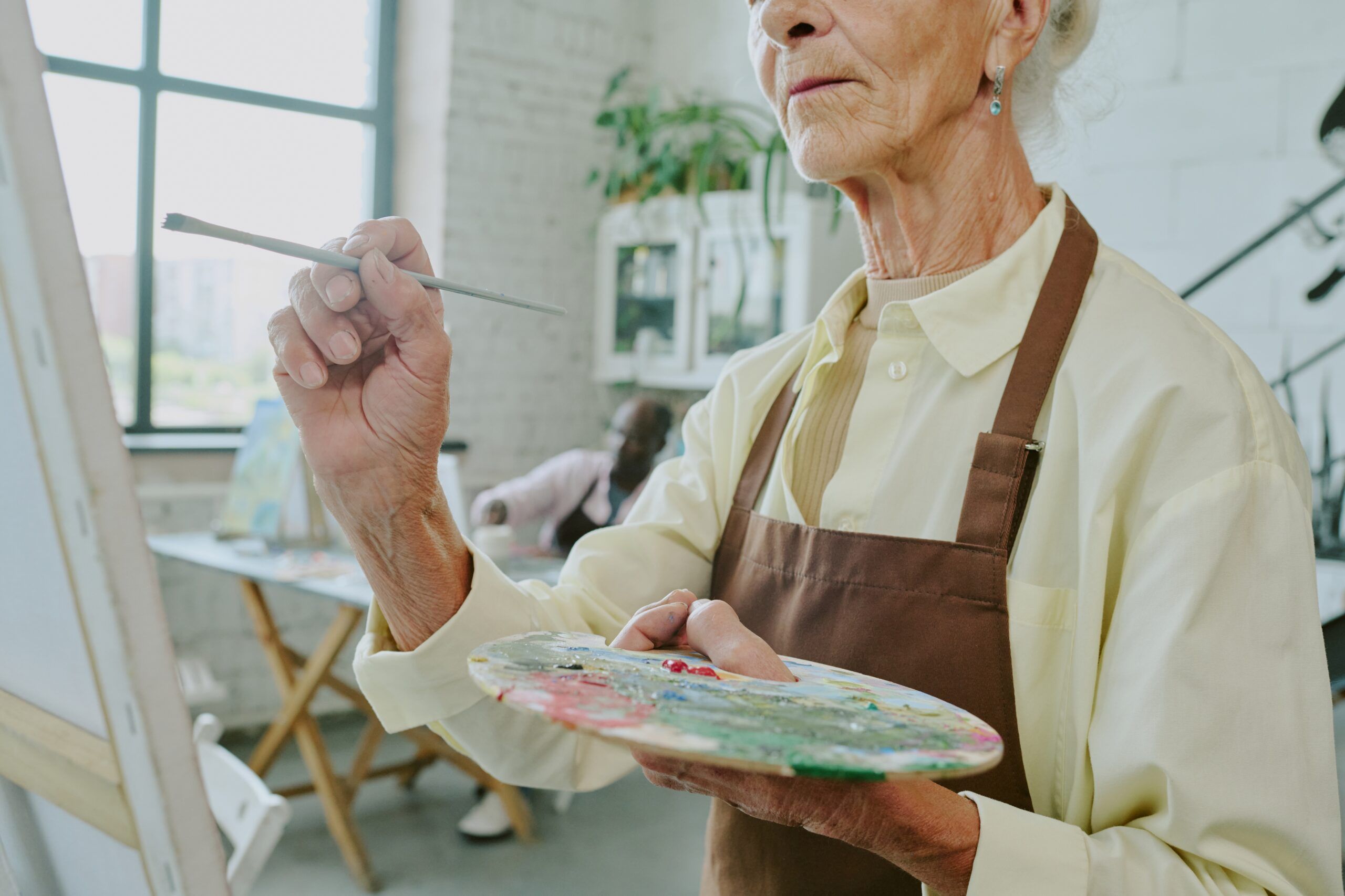 A woman in her 70s who loves herself but feels erased.