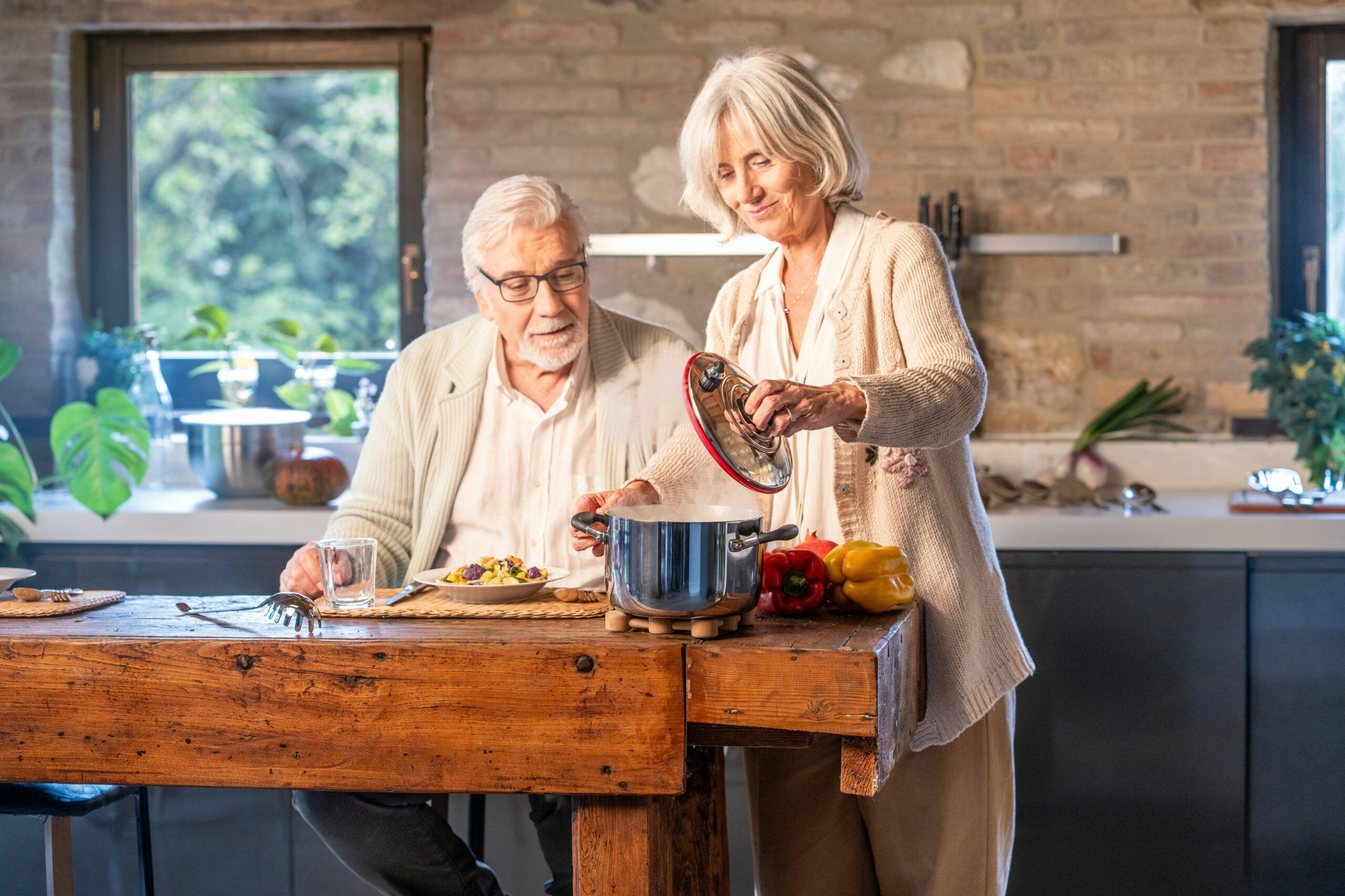 Boomer parents saying "I love you" without actually saying it.