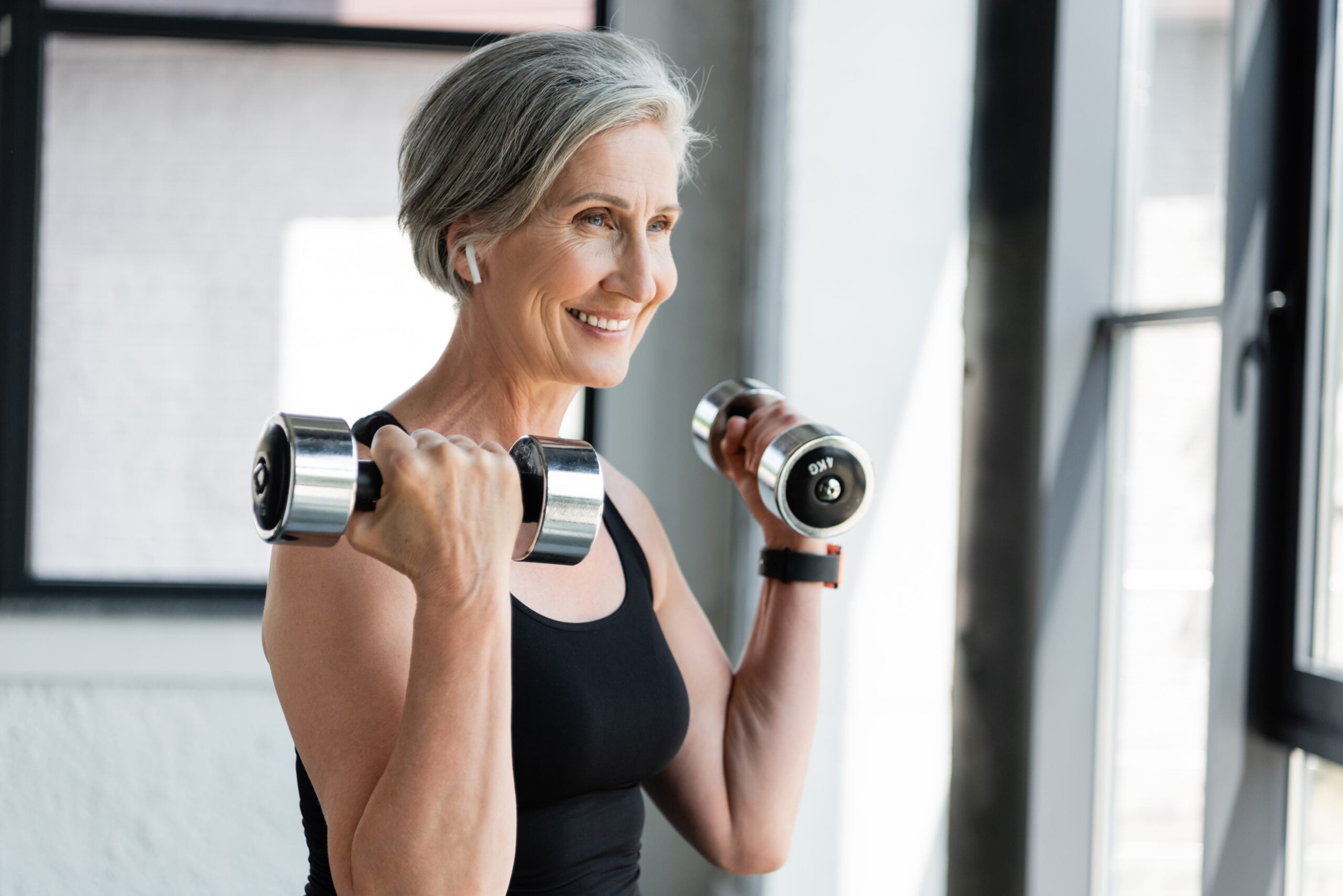 A senior woman in better shape than most people half her age.