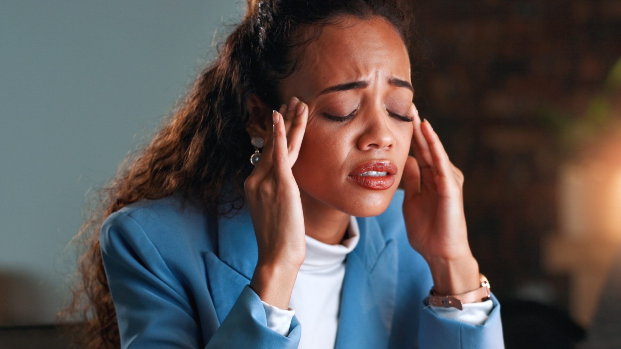 A woman wasting her energy on unnecessary things in her life.