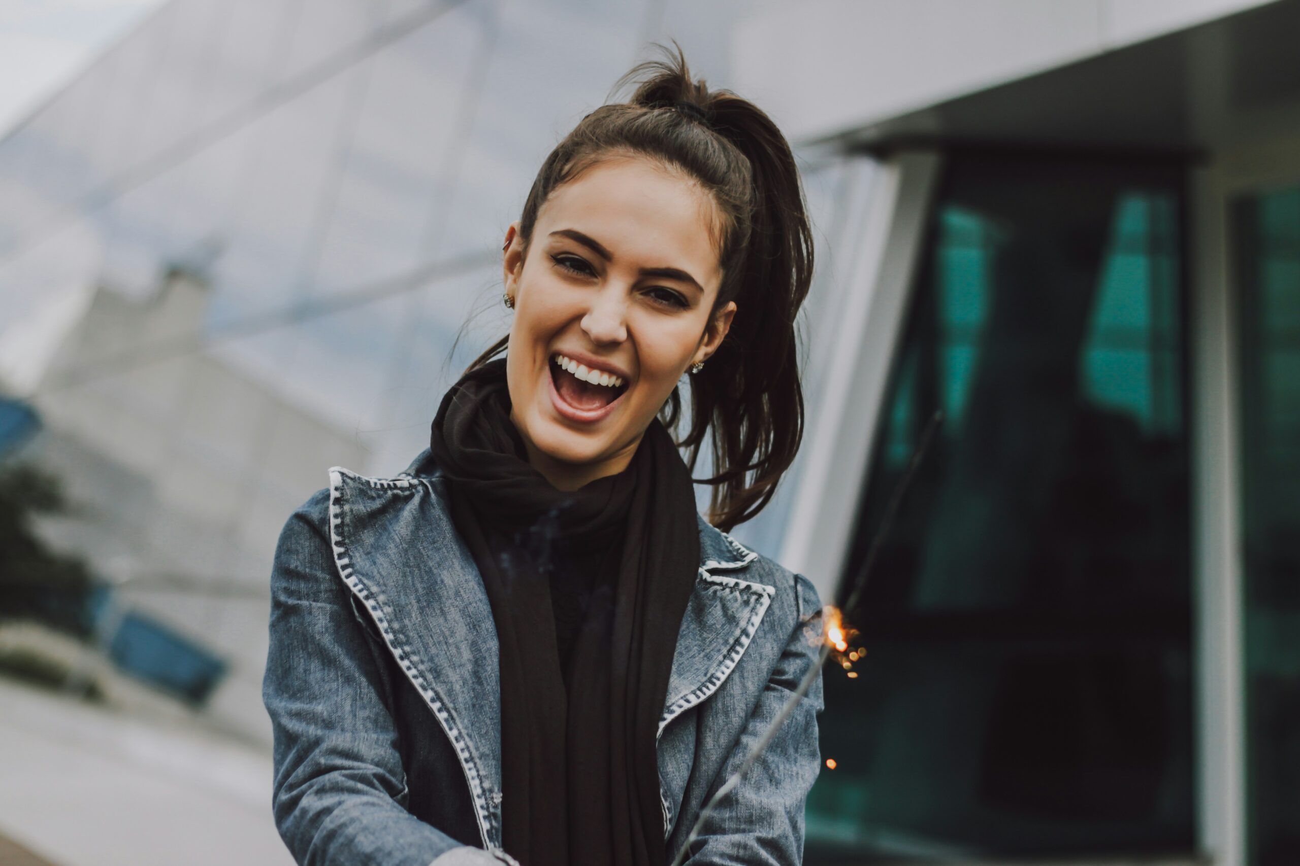 A woman who practices daily habits to jumpstart her happiness.
