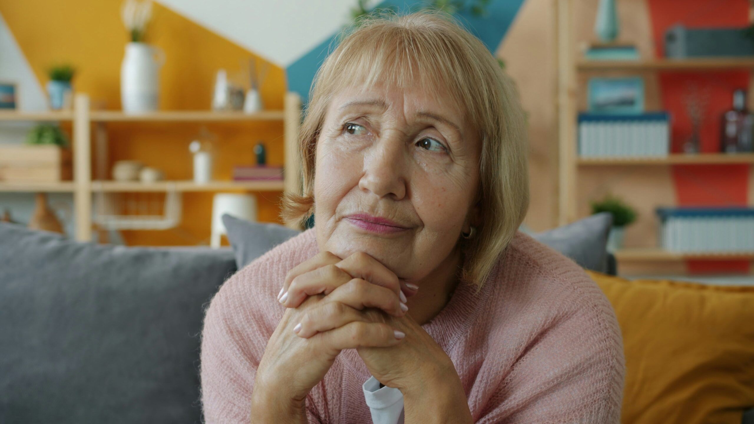 A retired woman struggling with the life she never had time to live.