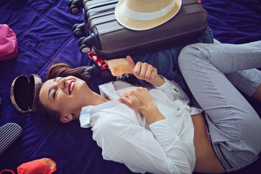 woman laughing happy sexy