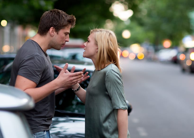 couple arguing street love relationships