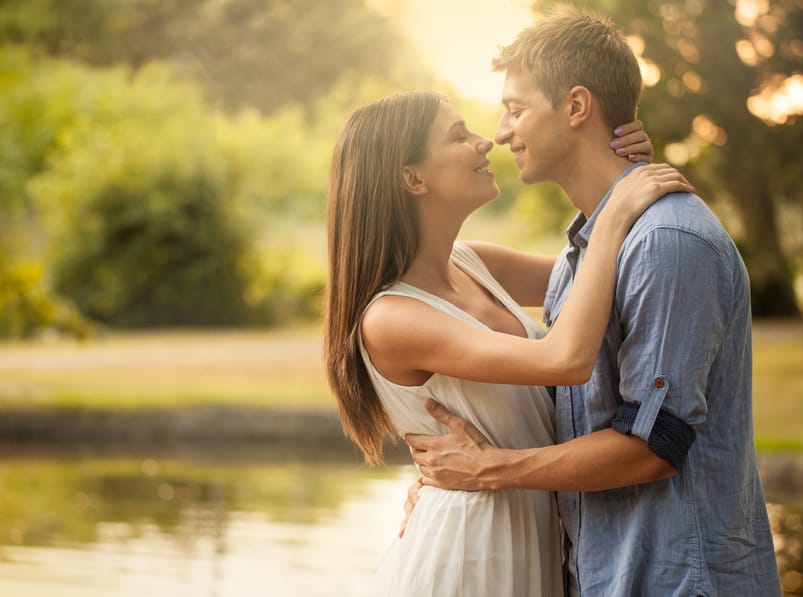 Young couple in love