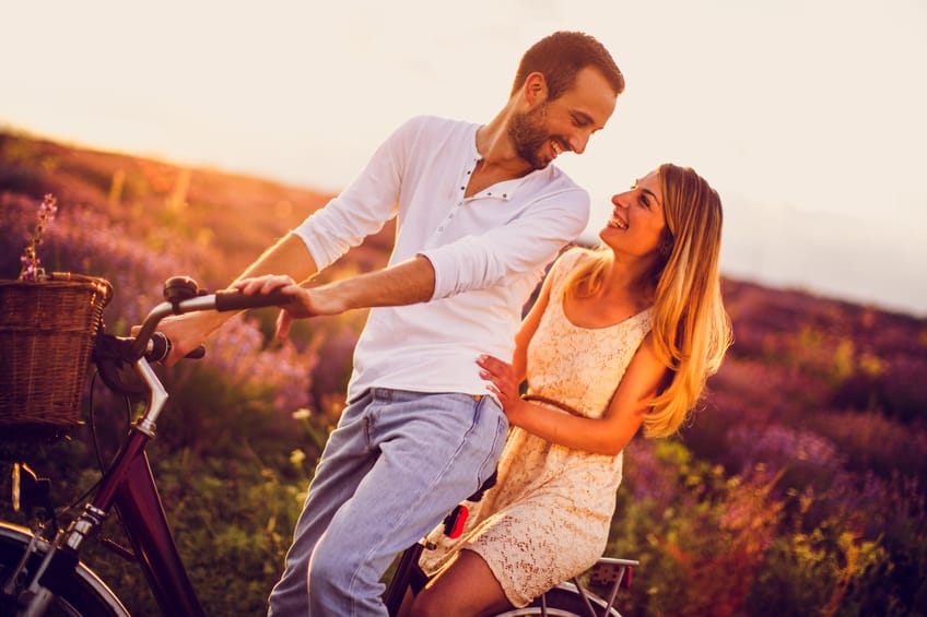 Love at the lavender field