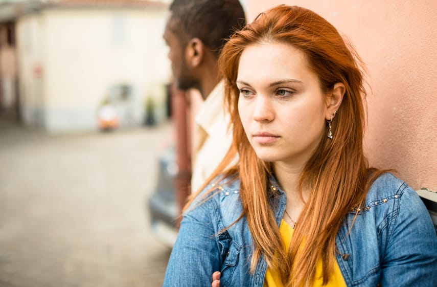 couple fight breakup