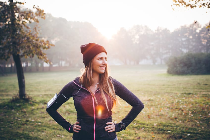 woman jogging exercise fitness outdoors