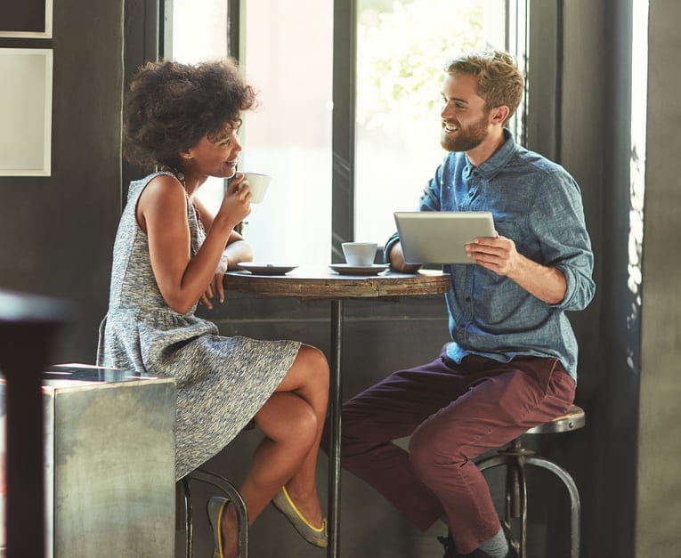 First date coffee shop