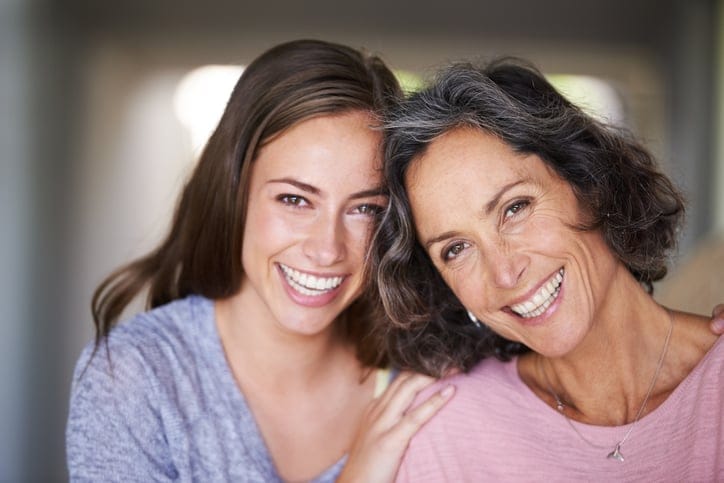 mother daughter happy love family
