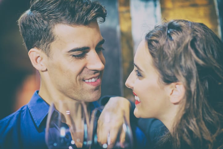 Passionate couple