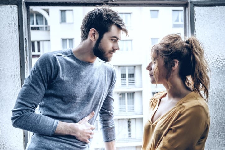 couple window romance