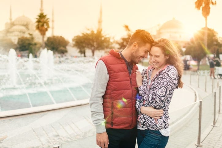 Cute couple in love