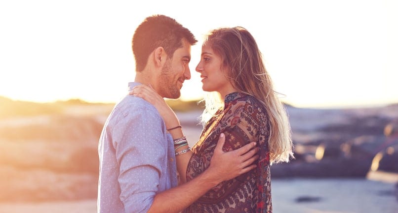 Shot of an affectionate young couple at the beach