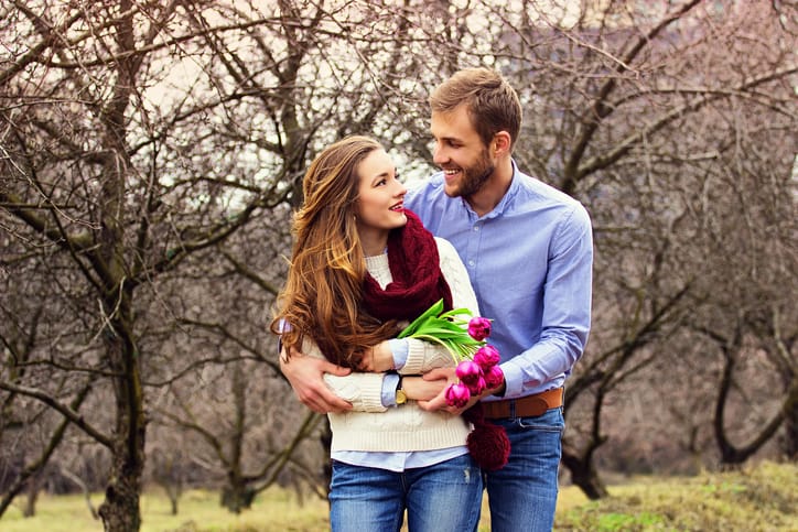 Love story of beautiful couple.