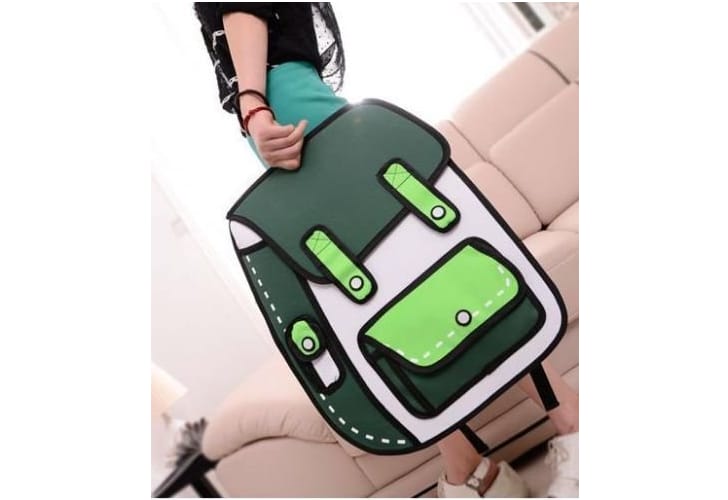 These Cartoon-Style Backpacks Are Like A Comic Strip Come To Life