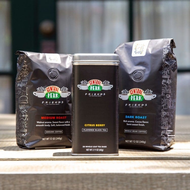 Bags of coffee beans.