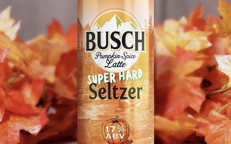 busch pumpkin spice latte hard seltzer