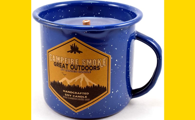 campfire smoke candle