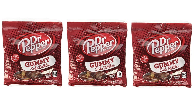 dr. pepper gummy soda bottles