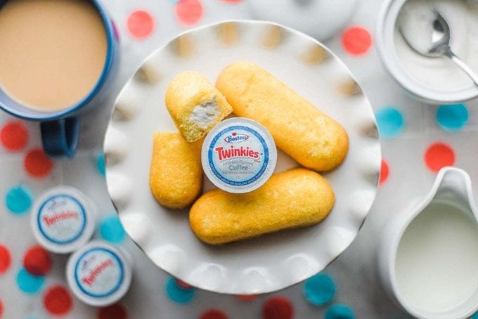 Twinkies and coffee.