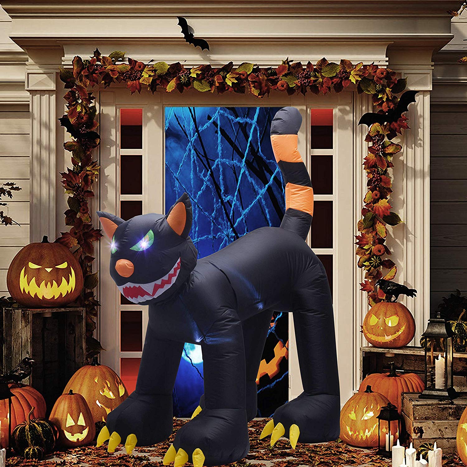 6 foot tall halloween cat