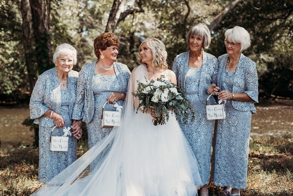 grandmas flower girls