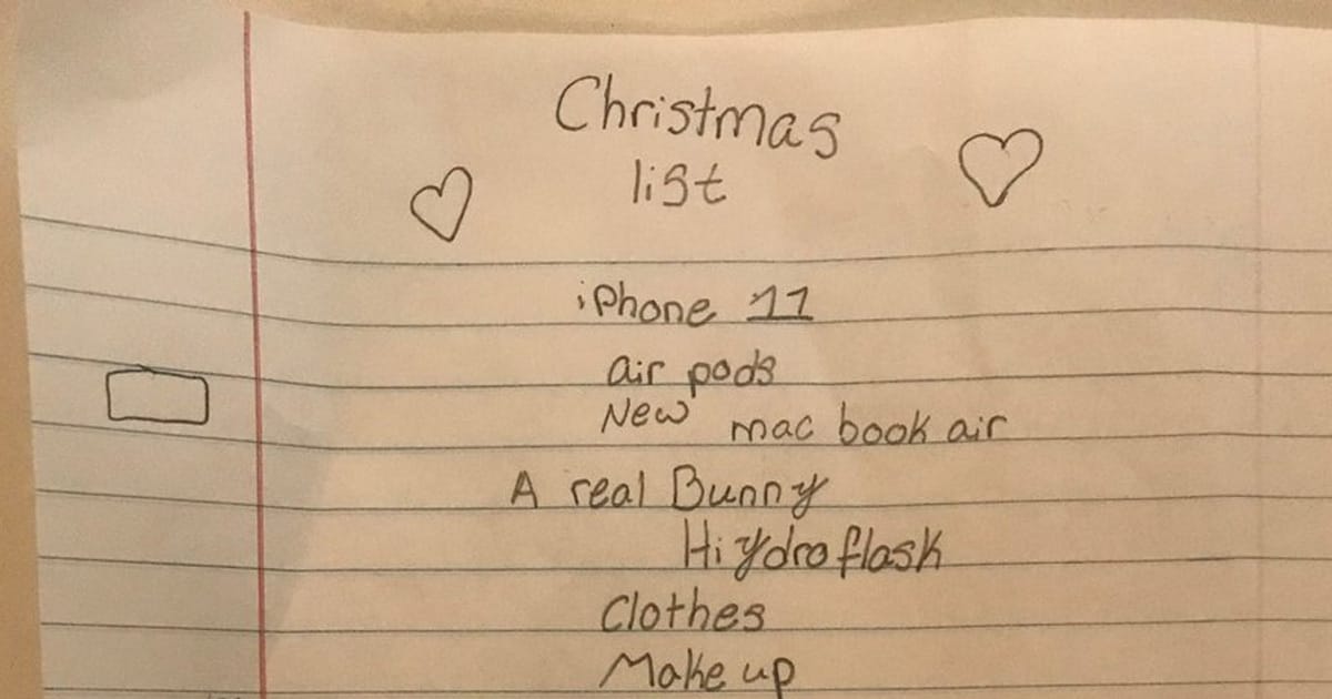funny christmas list