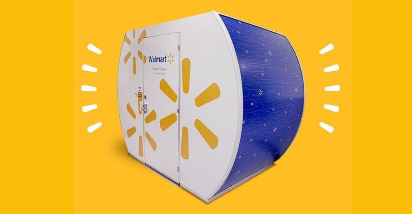 walmart breastfeeding pods