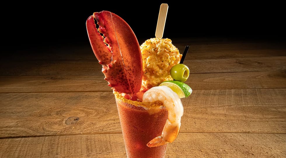 A bloody mary at Red Lobster.