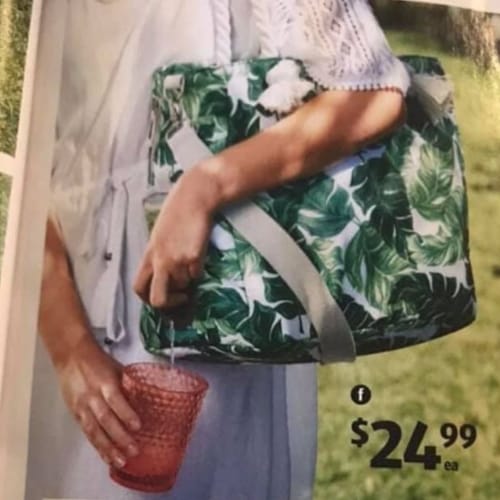 aldi wine handbag