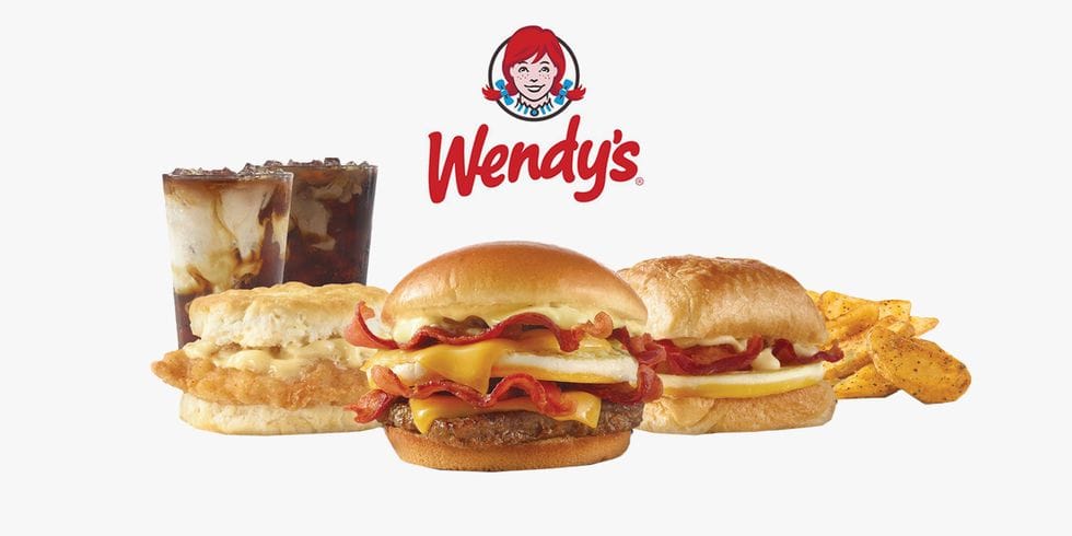 wendy's breakfast menu