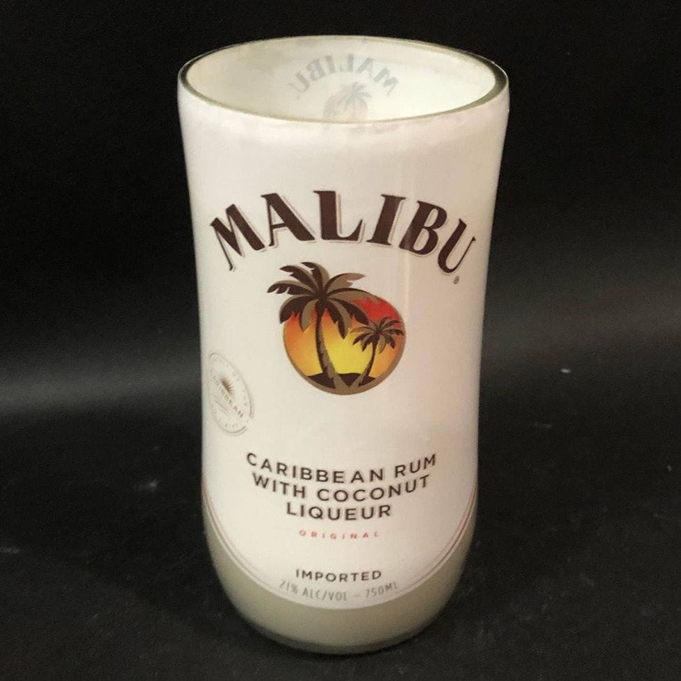 malibu rum candle