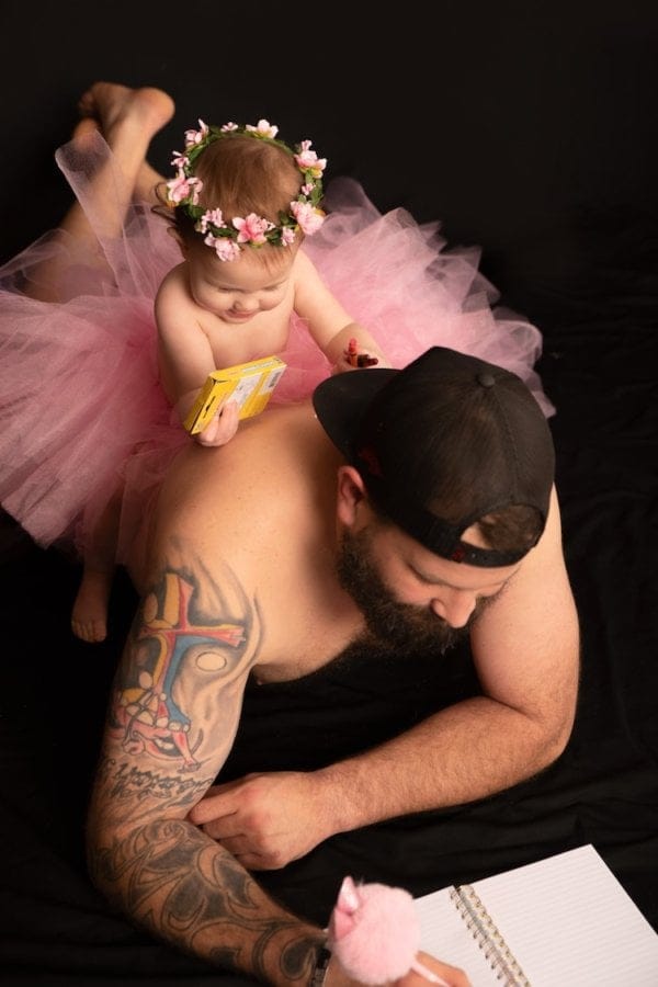 dad daughter tutu