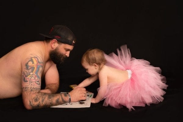 dad daughter tutu
