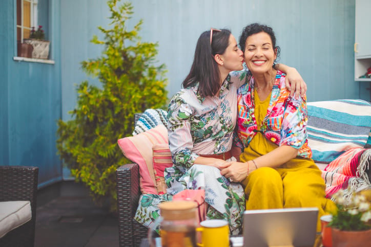 women turning into their mothers