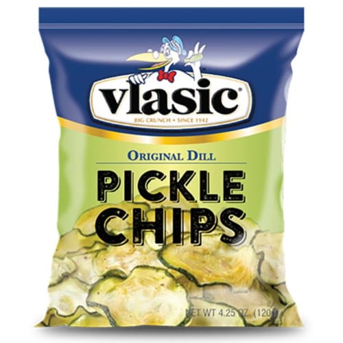 Vlasic dill pickle chips.