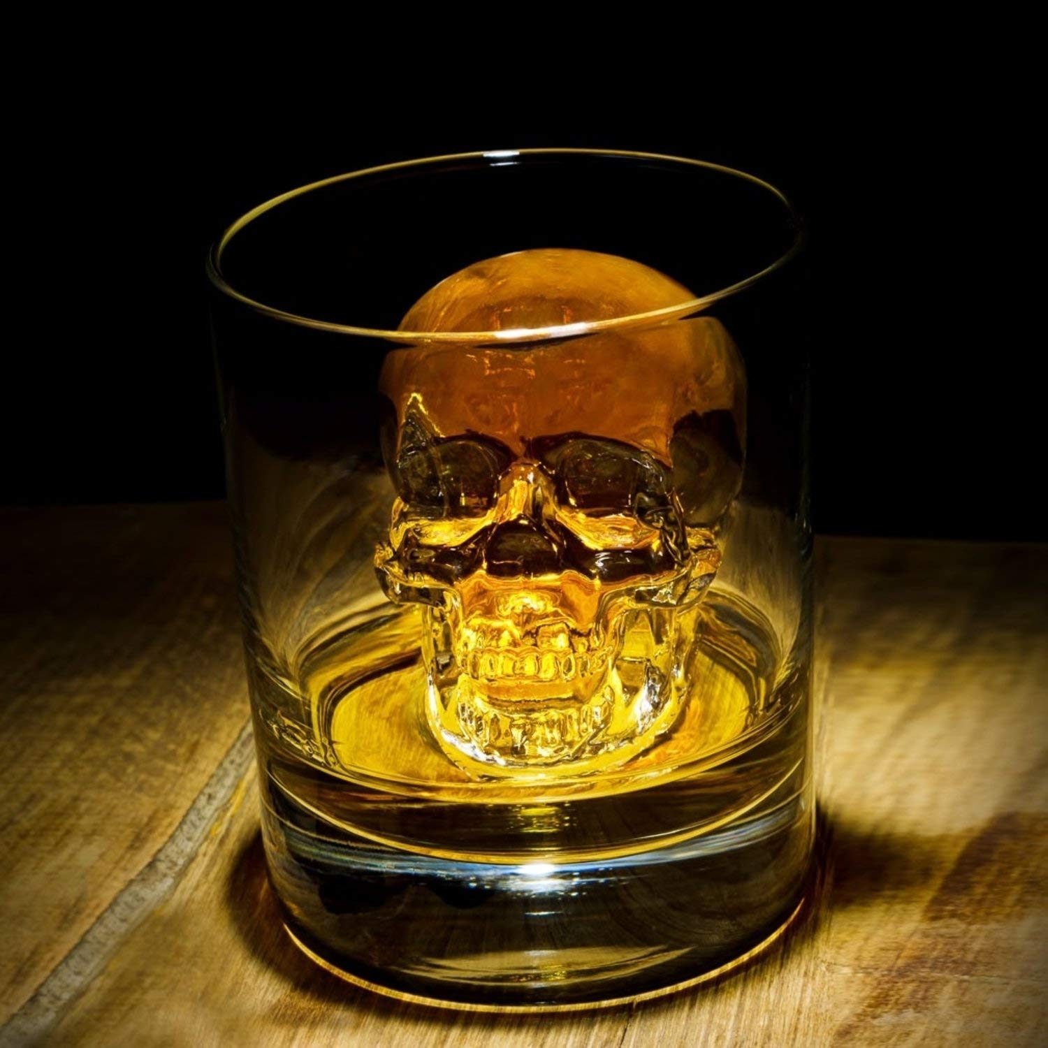 skull ice cube tray