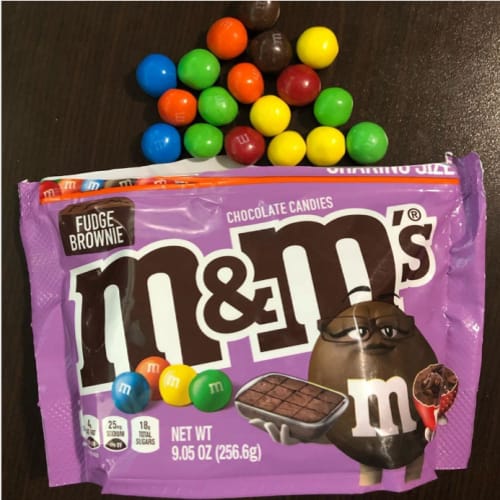 fudge brownie m&m's