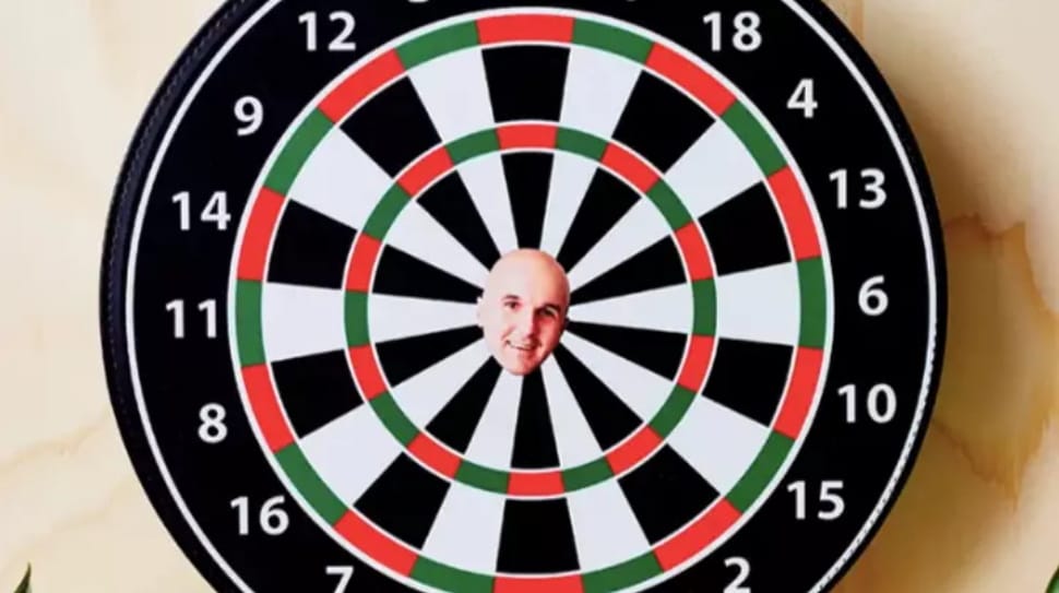 personalized dart board