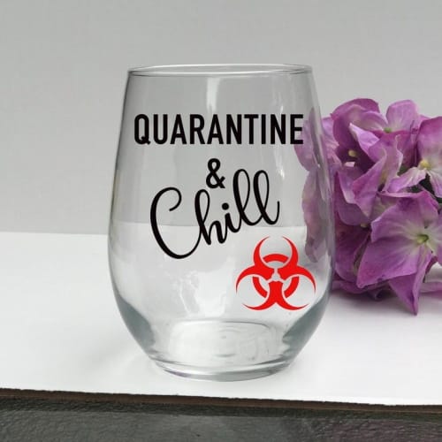 social distancing wine glasses