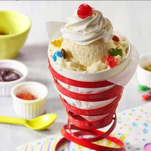 friendly's ice cream sundae