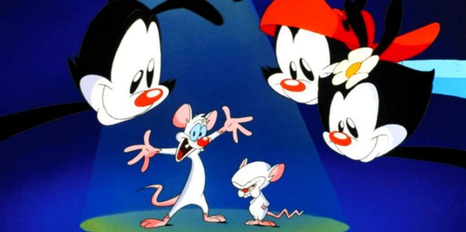 A scene from a cartoon.
