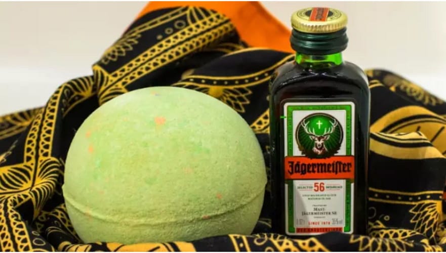 Jägermeister bath bombs