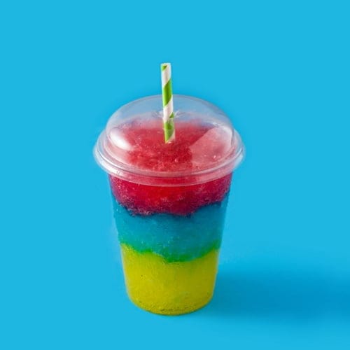rainbow slushie