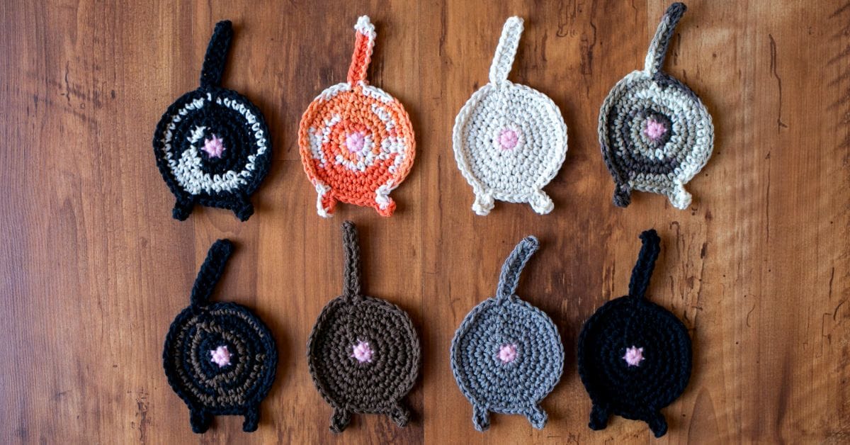 cat butt coasters