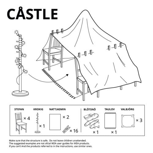 ikea furniture fort