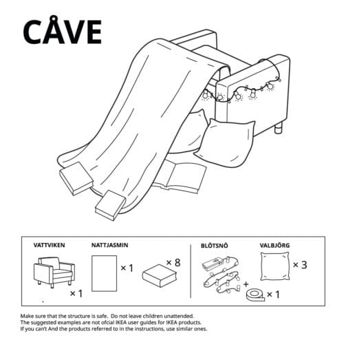 ikea furniture fort