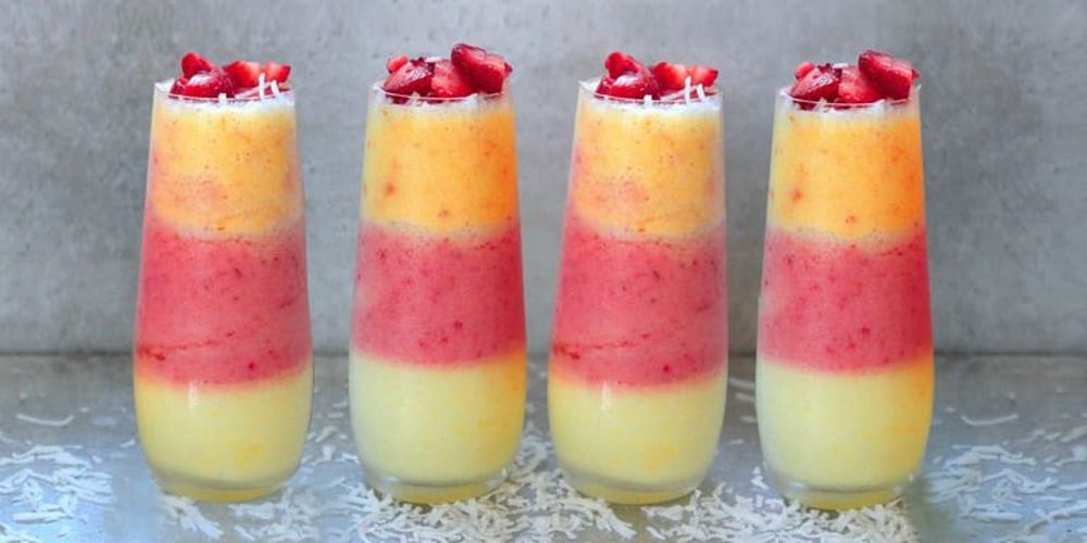 triple layer piña coladas
